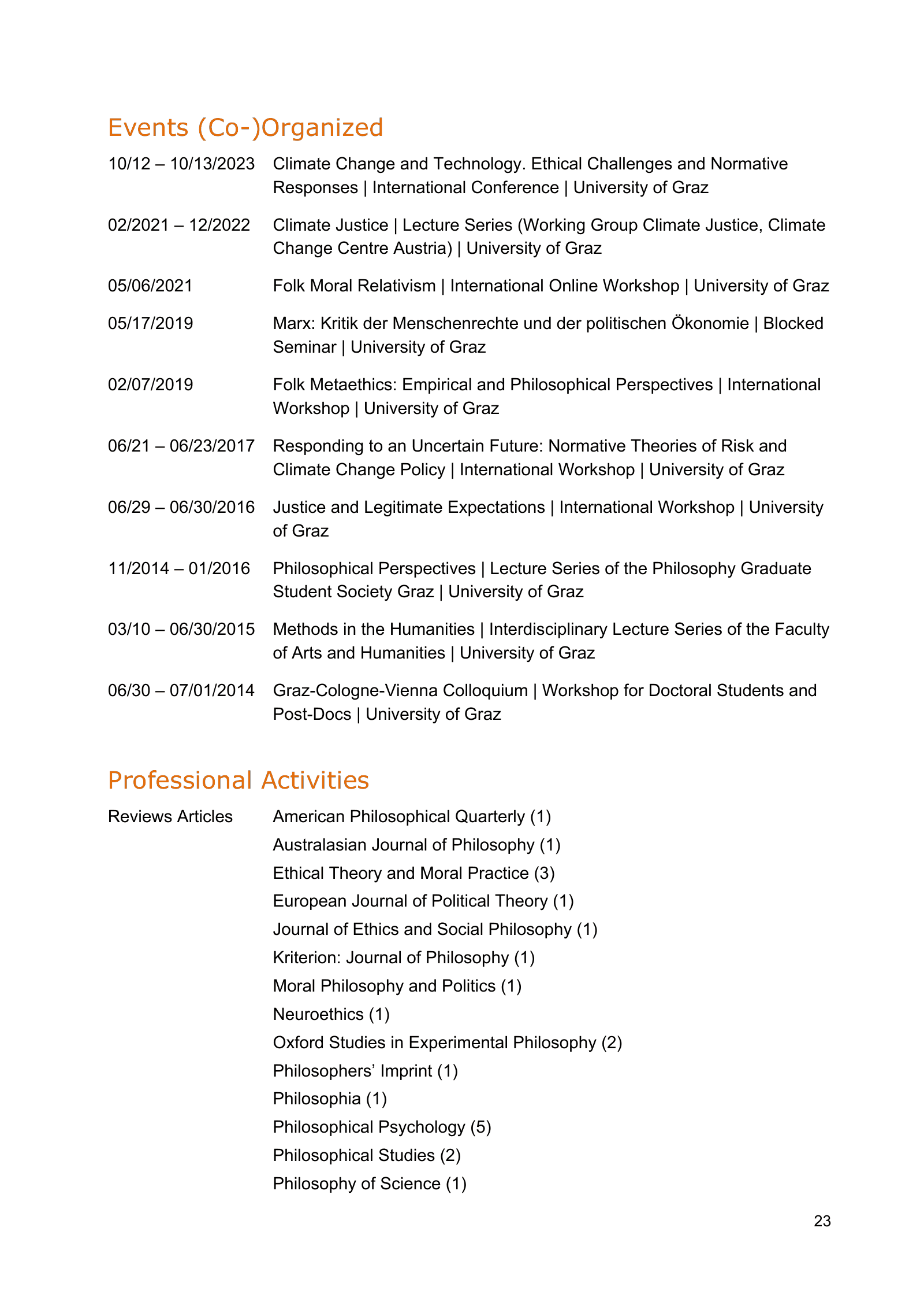 Curriculum vitae of Thomas Pölzler, page 23 of 25